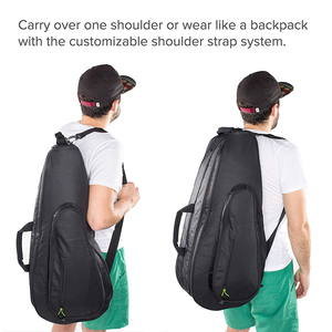 Sac de tennis sportif pour 6 raquettes, sac à dos personnalisé avec poignée d'épaule, pour hommes et femmes, sac de transport pour raquettes de badminton - Product Image 2