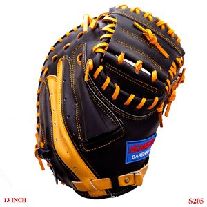 Gants de <span class=keywords><strong>baseball</strong></span> personnalisés en cuir de vachette pour gaucher, mitaines de receveur 13 pouces pour jeunes unisexes, <span class=keywords><strong>baseball</strong></span> et softball - Product Image 1