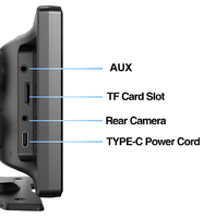 4K + 1080P double caméra 10.26 pouces écran tactile WIFI autoradio CarPlay écran Android Auto voiture sans fil Apple Carplay