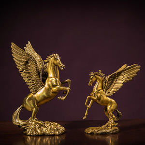 Cheval en laiton massif, décorations artisanales personnalisées, pour la maison et le bureau, vente en gros, usine directe - Product Image 4