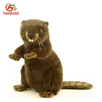 Jouets de castor de bébé en peluche spandex personnalisés bon marché avec conception de client