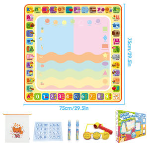 ओई मोंटेसरी जादू पानी ड्राइंग बोर्ड शैक्षिक बच्चे के लिए खेल खेल खेल खेल - Product Image 6