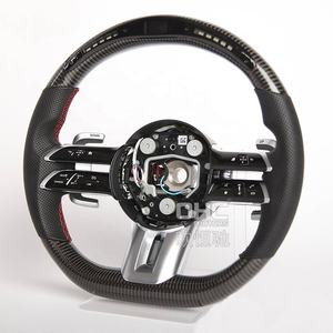 Conjunto de volantes viejos a nuevos para Mercedes Benz <span class=keywords><strong>Amg</strong></span> Gt <span class=keywords><strong>S</strong></span> 2021 <span class=keywords><strong>2022</strong></span> 2023 Led Rpm volante de fibra de carbono Real - Product Image 3