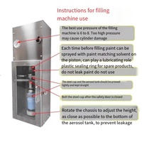 Machine de remplissage semi-automatique pour aérosols blancs – Équipement de conditionnement quantitatif pour peinture auto-émaillante et gaz
