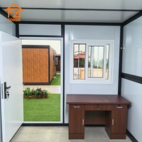 Maison conteneur pliable Fonze M pour camp minier, bureau, dortoir préfabriqué pour travailleurs, logement portable, installation rapide