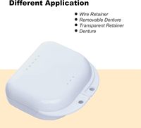 Étui de rangement pour appareil dentaire en PP, personnalisable avec logo OEM/ODM, multicolore, pour gouttières et aligneurs