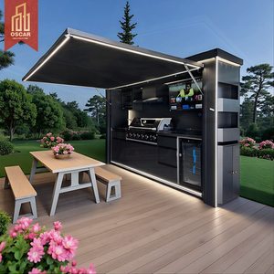 <span class=keywords><strong>Dapur</strong></span> Luar Ruangan Modular dari Baja Anti Karat dengan Wastafel yang Dapat Dilepas untuk Taman, Patio, dan Halaman Belakang - Product Image 1