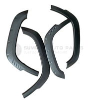 Extensions d'ailes de roue en ABS noires 4x4 tout-terrain pour Suzuki Jimny Jb74 Accessoires