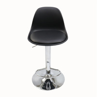 Chaises de bar modernes en acier inoxydable et cuir, réglables, pour restaurant, cuisine, salon, vente en gros d'usine