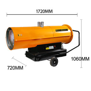 Chauffage à air indirect forcé, haute qualité, chauffage rapide, 85 kW, chauffage indirect au diesel, au kérosène, au fioul pour chantier de construction, tente - Product Image 2