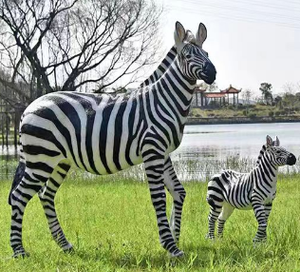 Lámpara decorativa con motivo de cebra para exteriores, IP65, para iluminación de parques, zoológicos y calles. - Product Image 1