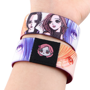 Vente flash - Bracelets personnalisés à double face avec logo, tissu élastique, respectueux de l'environnement, impression à l'écran, transfert thermique, promotionnels - Product Image 6