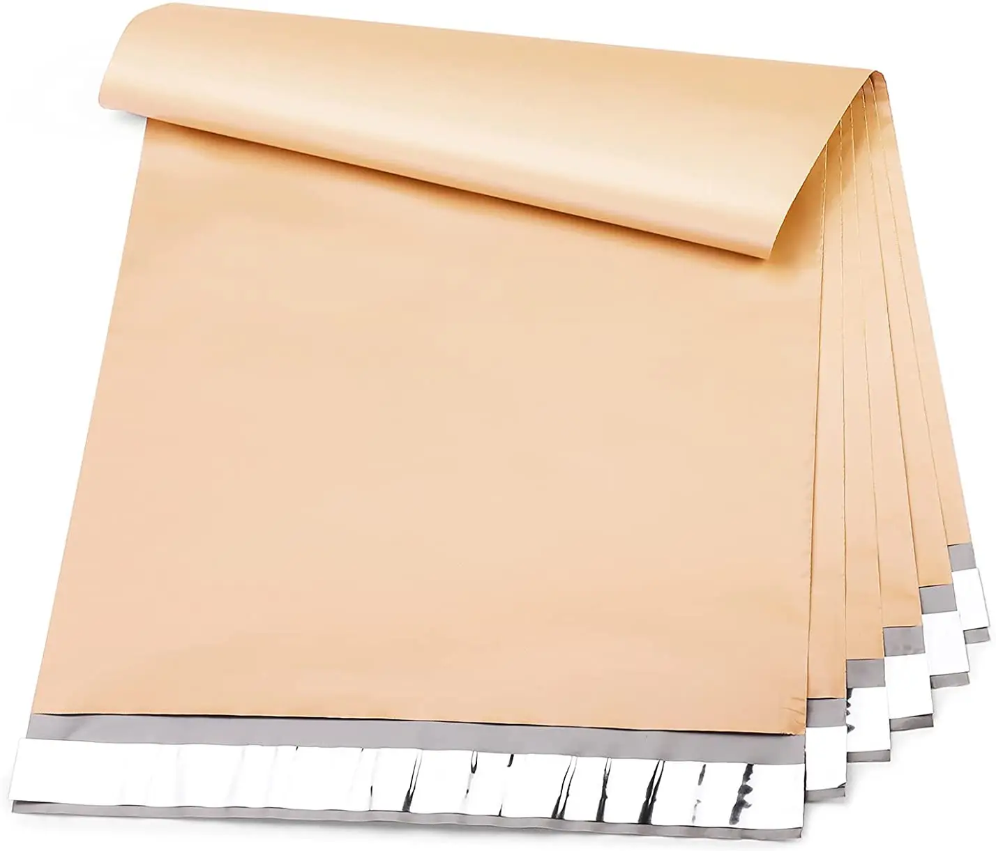 Nhà Máy Trực Tiếp Màu Be Tự Niêm Phong Bưu Kiện Túi Nhựa Túi Bao Bì Không Thấm Nước Pink Poly Mailer