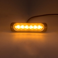 Barre lumineuse de travail LED Yocita DC 12V-24V 4100K blanc neutre, faisceau large et spot, pour tout-terrain 4x4, voiture, SUV, éclairage d'urgence, 3000 lumens, 18W