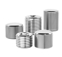 Raccord de tuyauterie hexagonal en acier inoxydable, bouchon mâle NPT, raccord hexagonal à filetage, bouchon hexagonal fraisé