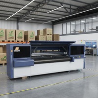 Imprimante numérique jet d'encre multi-pass avec alimentation automatique pour boîtes à pizza, impression en une seule passe