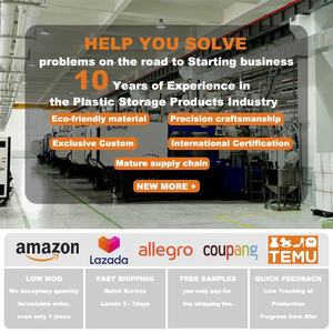 Ensemble de récipients de stockage en plastique PP écologiques de 0,8 L/1,4 L/2 L/2,8 L, 25 pièces, pour aliments frais et aliments pour animaux, motif carré - Product Image 6