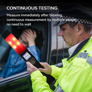 Professional Breathalyzer Pump Suction <strong>Alcohol</strong> Detector Gas Analyzer Accurate <strong>Tester</strong> Model AT7200 Fuel Cell Semiconductor - Product Image 6