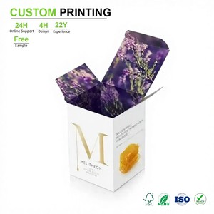 Caja de Cartón Personalizada con Impresión en Ambos Lados, de Grado Alimenticio, Resistente, Muestra Gratuita para Envase de <span class=keywords><strong>Miel</strong></span>, Caja de Embalaje Exterior para Alimentos y Cosméticos - Product Image 1