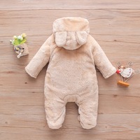 Nouveautés 2026 – Combinaisons unisexes en tissu de laine doux et confortable pour bébés, style chapeau lapin, pyjamas pour nourrissons