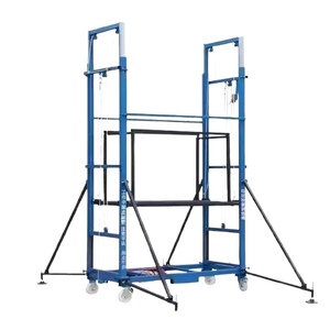 Plataforma Elevadora de Andamios, Plataforma de Trabajo Elevadora Móvil para Construcción, Altura Disponible de 6m, 8m, 10m, Control Remoto L - Product Image 2