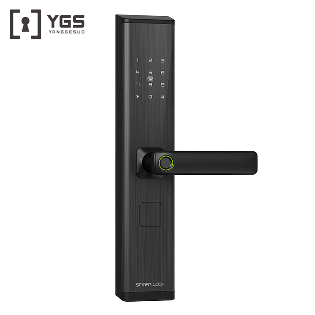 Intelligent Tuya App Control Electronic Wifi Fingerprint Digital Password IC Card Key Smart Door Lock