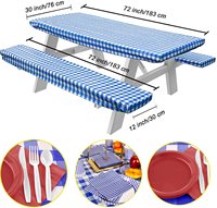 Nappe réutilisable moderne en PEVA imprimé, avec support en flanelle non tissée, motif géométrique écologique, imperméable, motif arbre vert à carreaux, de haute qualité
