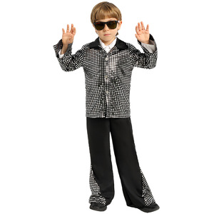 Costume de danse disco <span class=keywords><strong>jazz</strong></span> pour enfants Echo pour spectacle sur scène - Unisexe - Product Image 2