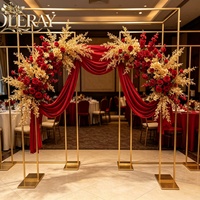 Support d'arche de mariage en fer, 3 pièces/1 ensemble (7,2 pi/6,6 pi/6 pi), durable, fournitures personnalisées pour fêtes d'anniversaire, célébrations en extérieur et en intérieur