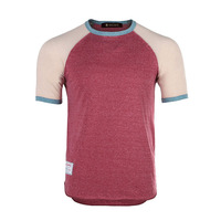 Hot Sale Custom Graphic Tshirt Raglan Sleeve <strong>Mens</strong> Fitted Tshirt Wholesale <strong>Mens</strong> Clothing Oem