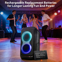 2 Paket Baterai Speaker untuk PartyBox 520/720 FG2CELL21700 Baterai Portabel Pengganti dengan Lampu Indikator Cerdas