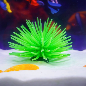 Ornement d'<span class=keywords><strong>oursin</strong></span> doux en silicone artificiel-Décor d'aquarium et aménagement paysager pour aquarium - Product Image 2
