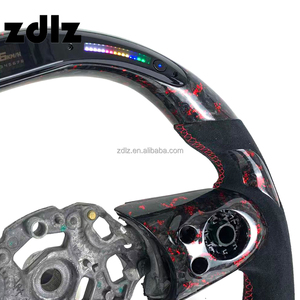 Volante <span class=keywords><strong>de</strong></span> fibra <span class=keywords><strong>de</strong></span> carbono en polvo rojo con pantalla LED personalizada para <span class=keywords><strong>Mini</strong></span> <span class=keywords><strong>Cooper</strong></span> Jcw F56 F55 F57 R56 R58 R57 R61 R59 - Product Image 5