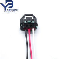 Connecteur TPS (Capteur de Position du Papillon des Gaz) Scellé 3 Broches Femelle 090II avec Pigtail pour Yazaki 7283-1133-10 90980-11261