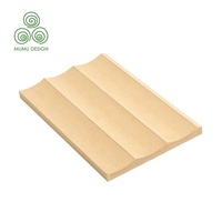 MUMU — panneau décoratif en bois massif, en bois massif, Flexible, véritable bois, pour décoration de maison