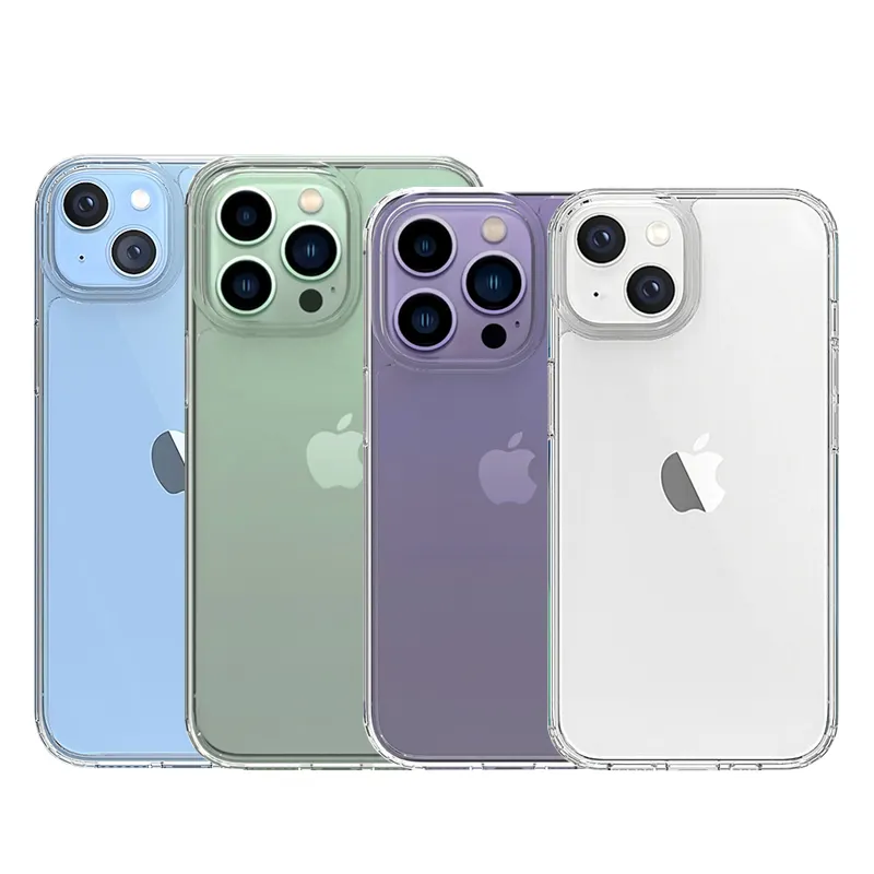 Customize TPU+ PC transparent clear phone cases for iphone 14 phone cases Series