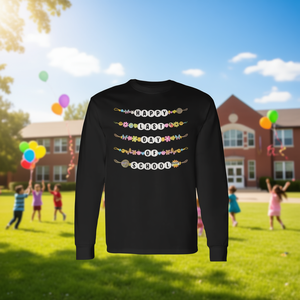 Bracelets d'amitié pour la dernière journée d'école avec t-shirt à manches longues pour la remise des diplômes - Produit promotionnel - Product Image 3