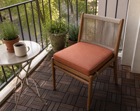 Coussin de chaise d'extérieur imperméable, résistant au soleil, avec fermeture éclair dissimulée, taille et couleur personnalisées, rembourrage en tissu, durable, respirant, OEM ODM