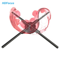 Projecteur holographique 3d à 4 pales Écrans d'hologramme Machine d'affichage 3d Ventilateur LED d'hologramme Projecteur 3d