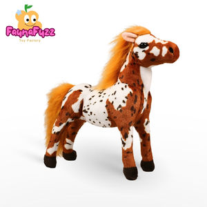 <span class=keywords><strong>Caballo</strong></span> de Peluche Realista de Venta Directa de Fábrica, Animal de Simulación de Peluche para Regalos de Navidad y Suministros para Tiendas de Regalos de Zoológico - Product Image 2