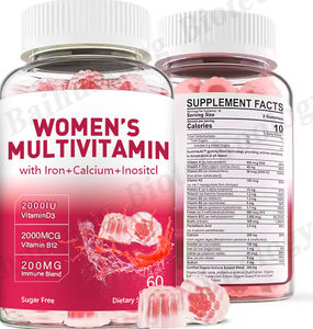 Più popolari multivitaminici da donna gommose Private Label Vegan femminile multivitaminico che stimolano il sistema immunitario - Product Image 1