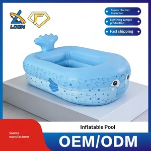 <span class=keywords><strong>Piscine</strong></span> gonflable bleue en PVC épaissi, style familial parent-enfant, gonflage rapide, directement du fabricant sur mesure - Product Image 5