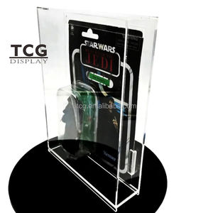 TCG Usine Personnalisé Transparent Acrylique Cas pour Vintage <span class=keywords><strong>Star</strong></span> <span class=keywords><strong>Wars</strong></span> Loose Figure & Cardback (ADC-010) Curseur <span class=keywords><strong>Couverture</strong></span> Protecteur Vitrine - Product Image 3