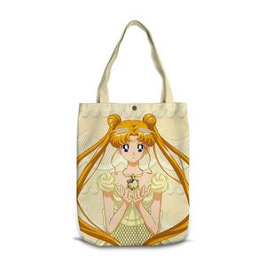 Vente en gros de sacs de courses fourre-tout décontractés dessin animé avec logo personnalisé grande capacité jolis sacs à bandoulière mignons de <span class=keywords><strong>marin</strong></span> en toile pour <span class=keywords><strong>filles</strong></span> - Product Image 5