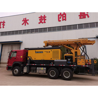 Plateforme de forage de puits d'eau montée sur camion d'Inde, équipement de forage monté sur camion