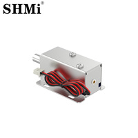 Serrure Électromagnétique Rétractable 12V 24V DC LY01C Mini Solénoïde pour Porte d'Armoire, Chambre, École, Hôtel