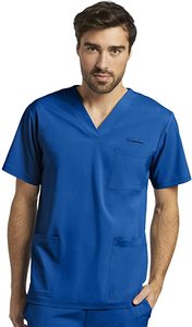 خصص شعارك الخاص سترة صيفية بفتحة رقبة v-surver بتصميم بدلة ممرضة للرجال والنساء - Product Image 6