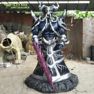 Statue de personnage de <span class=keywords><strong>jeu</strong></span> <span class=keywords><strong>en</strong></span> <span class=keywords><strong>ligne</strong></span> Kassadin <span class=keywords><strong>en</strong></span> fibre de verre GRP - Product Image 1