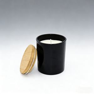 Frascos de vidrio para velas con diseño de lujo, acabado mate, tapas, logotipo personalizado y empaque. - Product Image 6