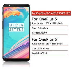 High Quality OLED &amp; TFT Screen for <strong>OnePlus</strong> 5/5t <strong>A5000</strong> LCD Display Touch Screen Digitizer Assembly Replacement. - Product Image 2